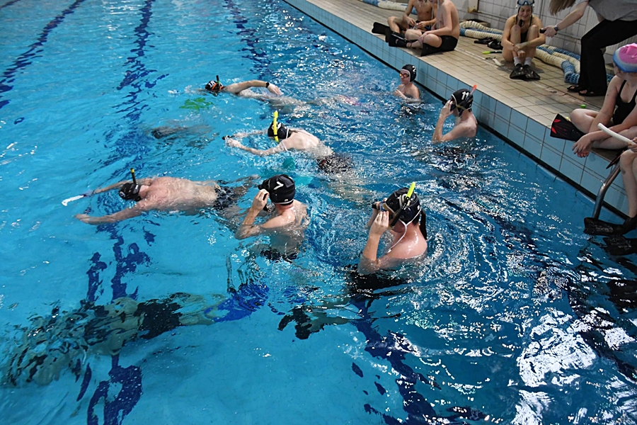 Hokej pod wodą Walenie Siemianowice Śląskie Finał WOŚP w Rudzie Śląskiej 25 I 2026